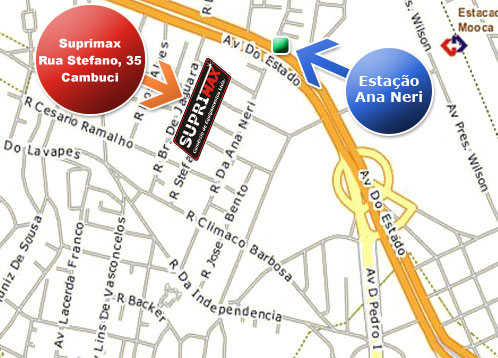 Mapa da Suprimax